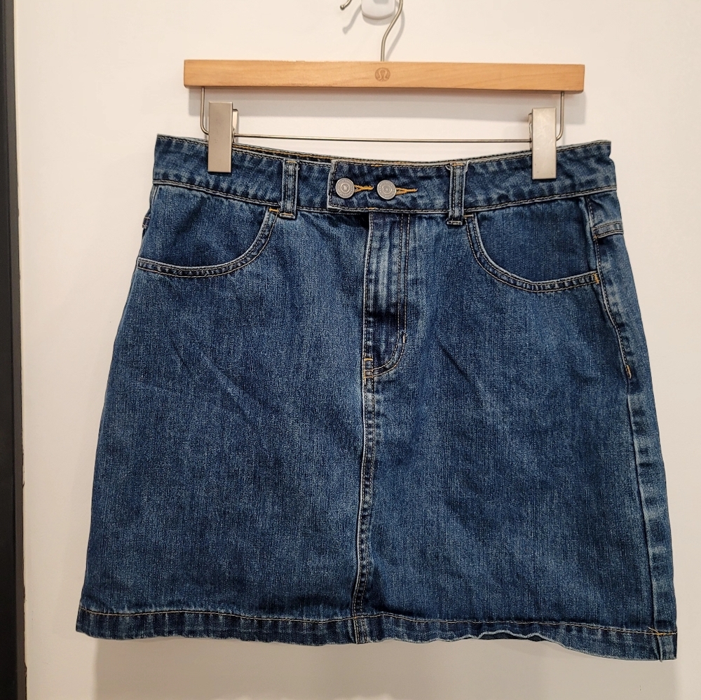 MARINE LAYER Denim Mini Skirt Size Large